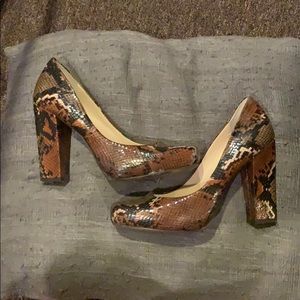 Nine West block heels
